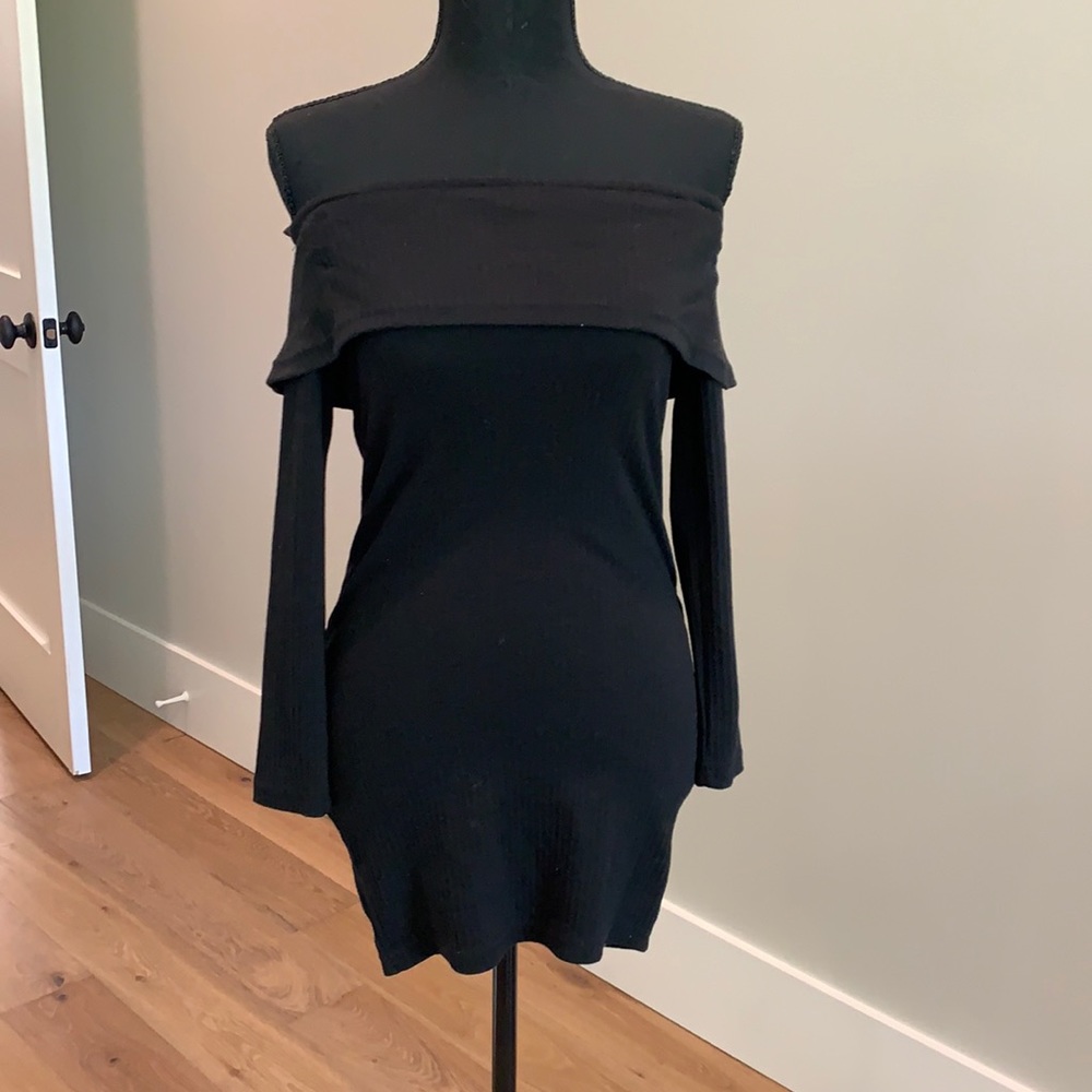 Missguided Black mini dress